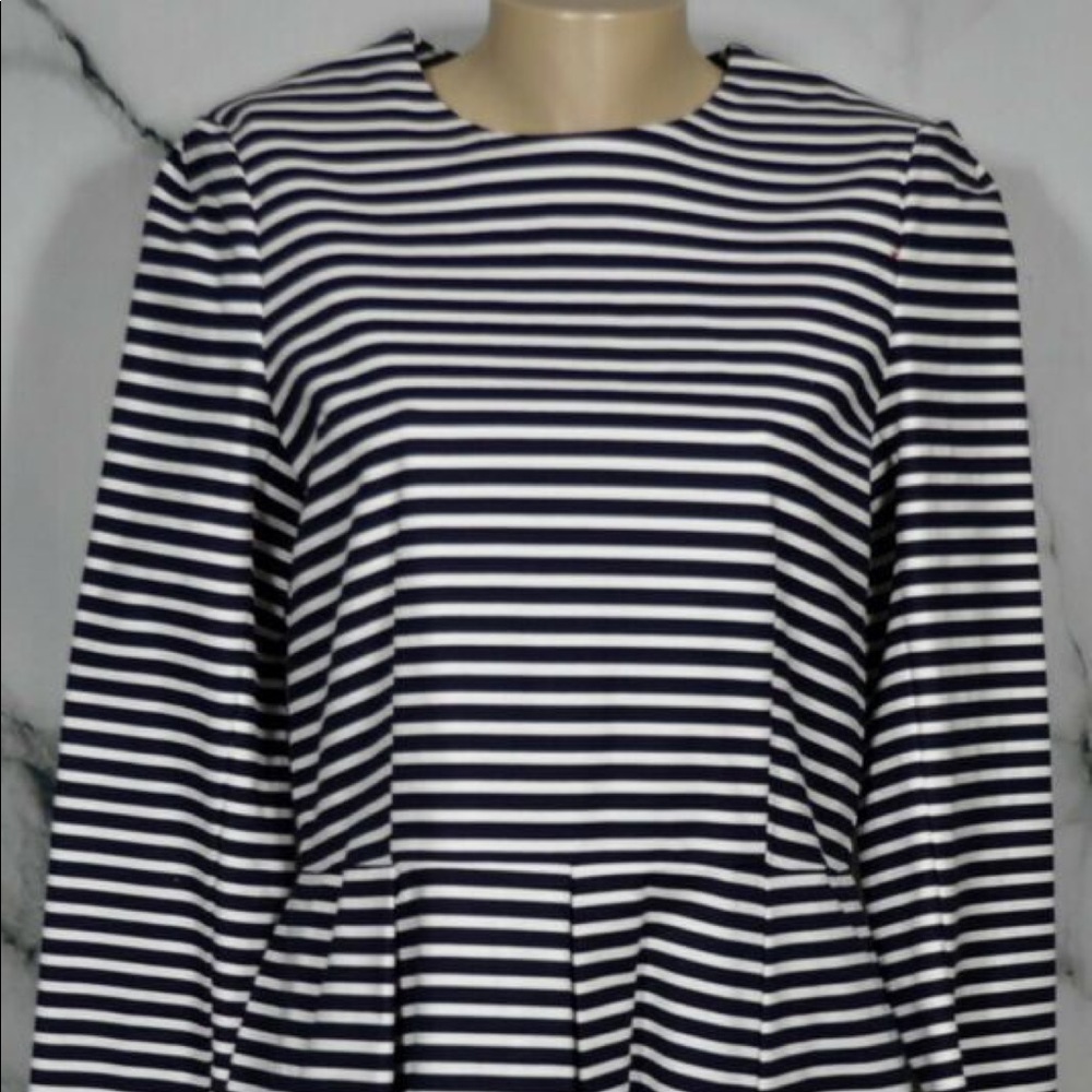 Gap Size 10 Blue and White Striped Dress